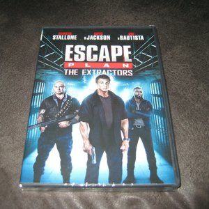 ESCAPE PLAN THE EXTRACTORS (DVD, 2019) BRAND NEW - RATED R - WIDESCREEN